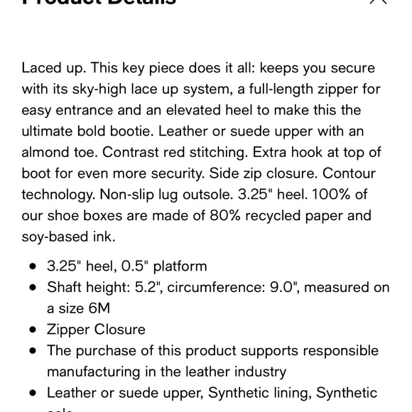 Naturalizer Suede Lace Up Booties sz. 7.5 - Picture 6 of 9